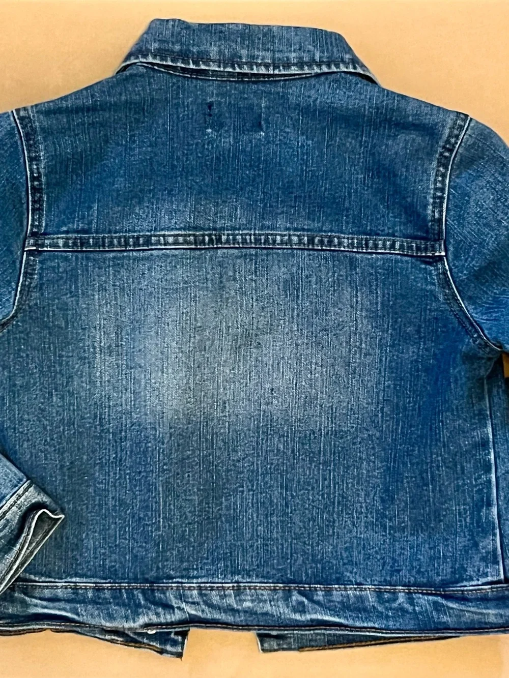 The Children's Place Blue Denim Jacket with Button Front